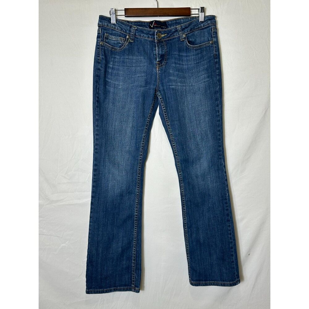 V Blue For The Love Of Denim Women's Low Rise Boot Cut Blue Jeans Size 31